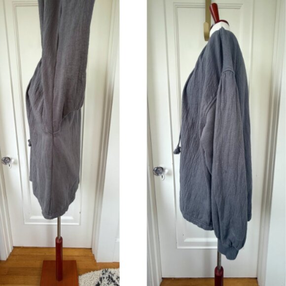 AERIE Easy Street Sweatshirt in Shell Grey Size S - Picture 7 of 12